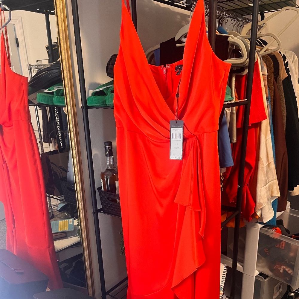BCBG orange dress